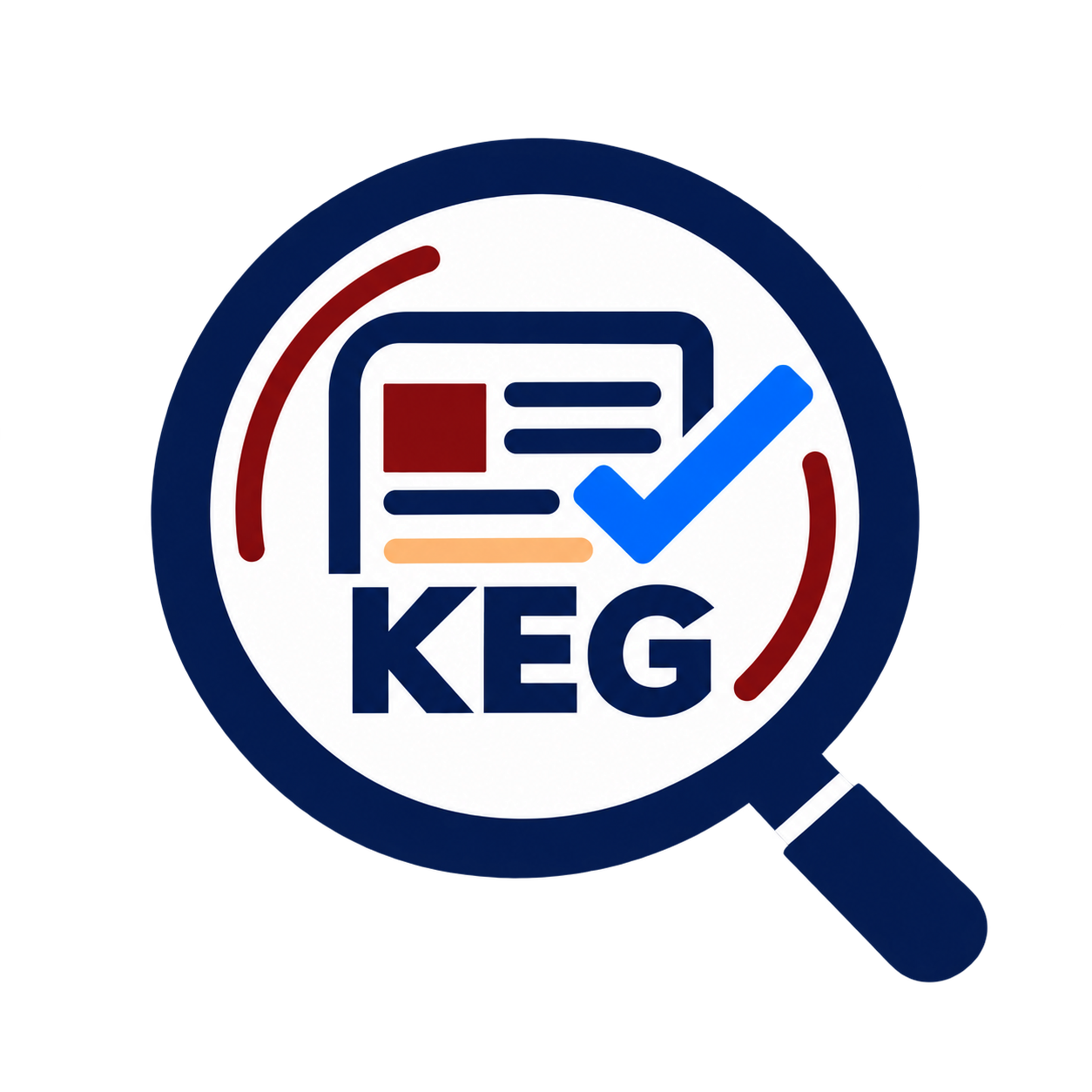 KEG fact-check mark